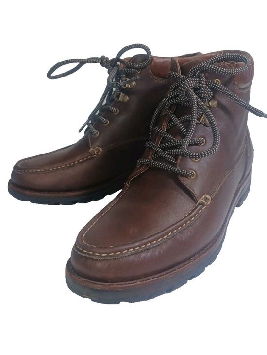 COLE HAAN 8471 Country Brown Leather Chukka Ankle Boots Men\'s US 8 M RARE Brasil main image 6